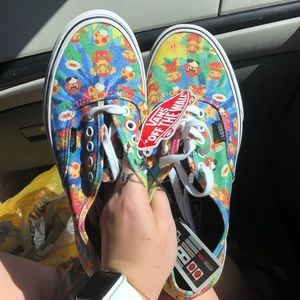 NWT super mario vans